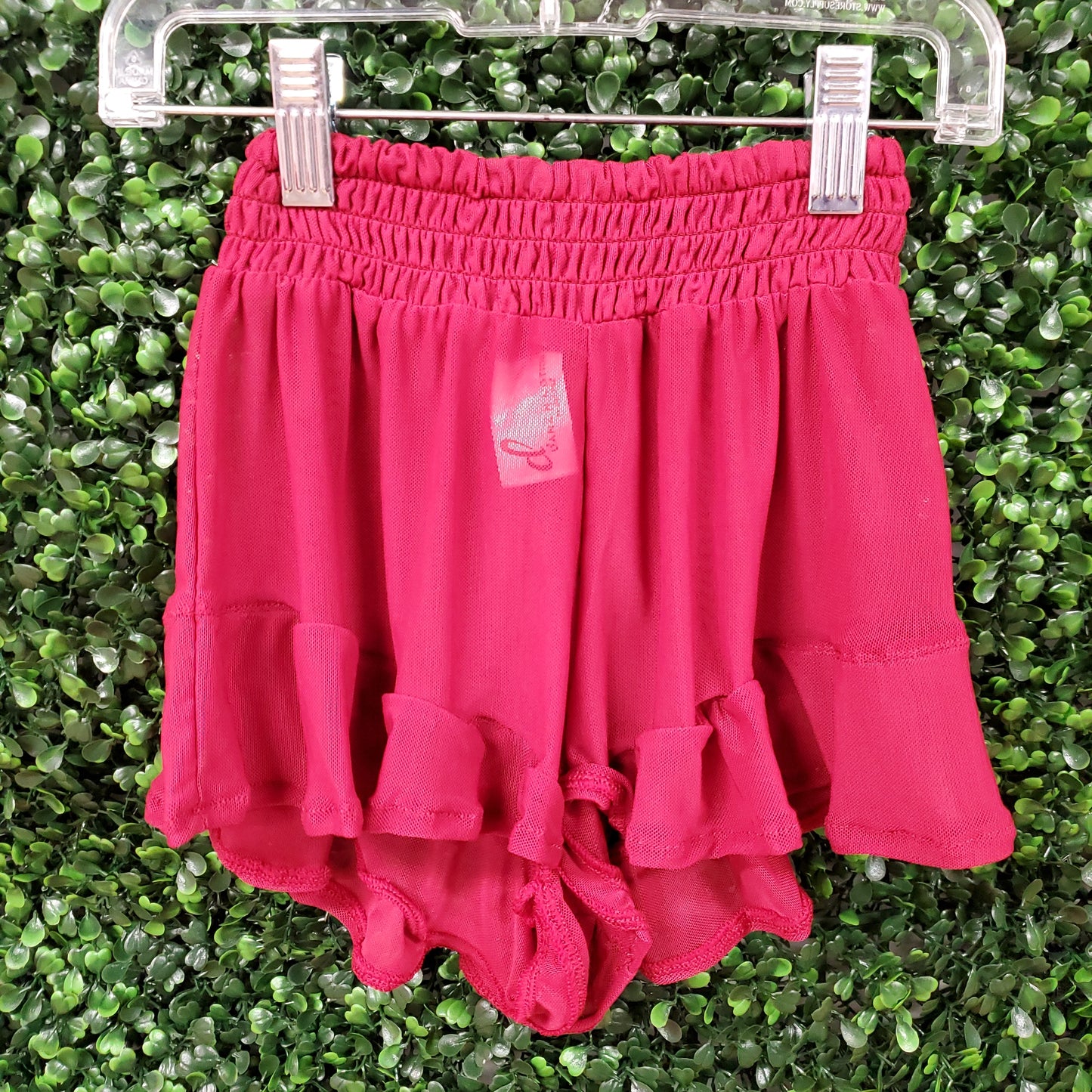 Ruffle Mesh Short #21412