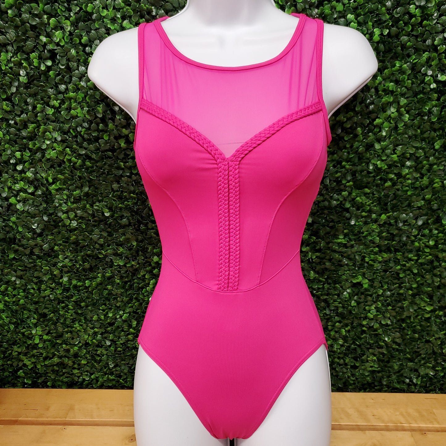 Boat Neck Braided Leotard #M3115