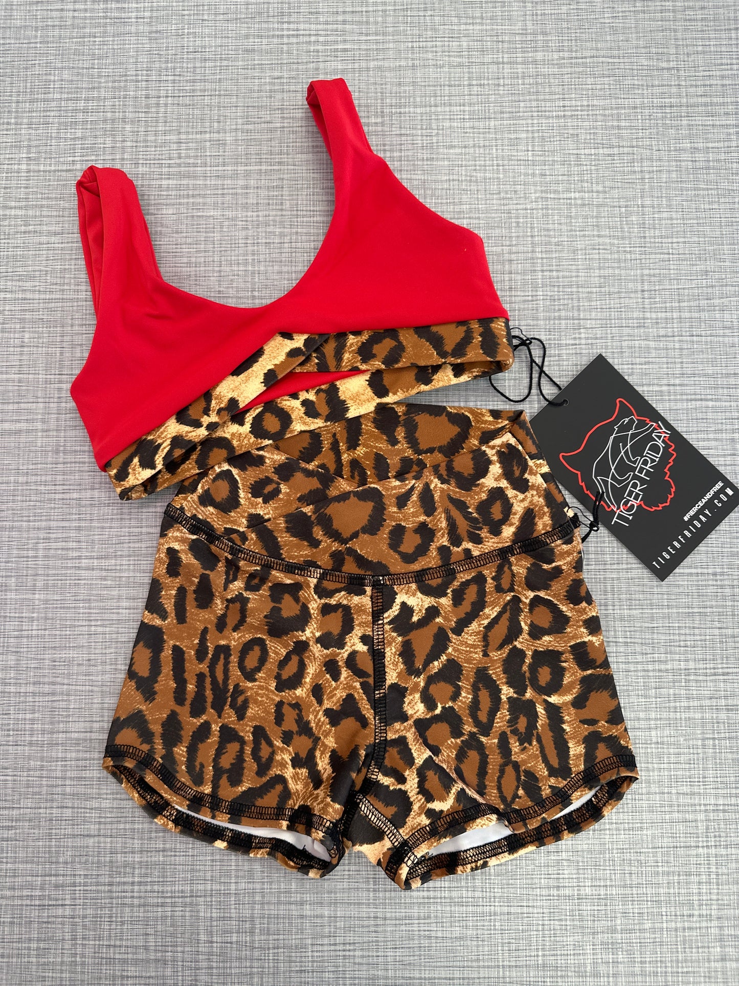 TF Reversible Crop Top & Short Separates