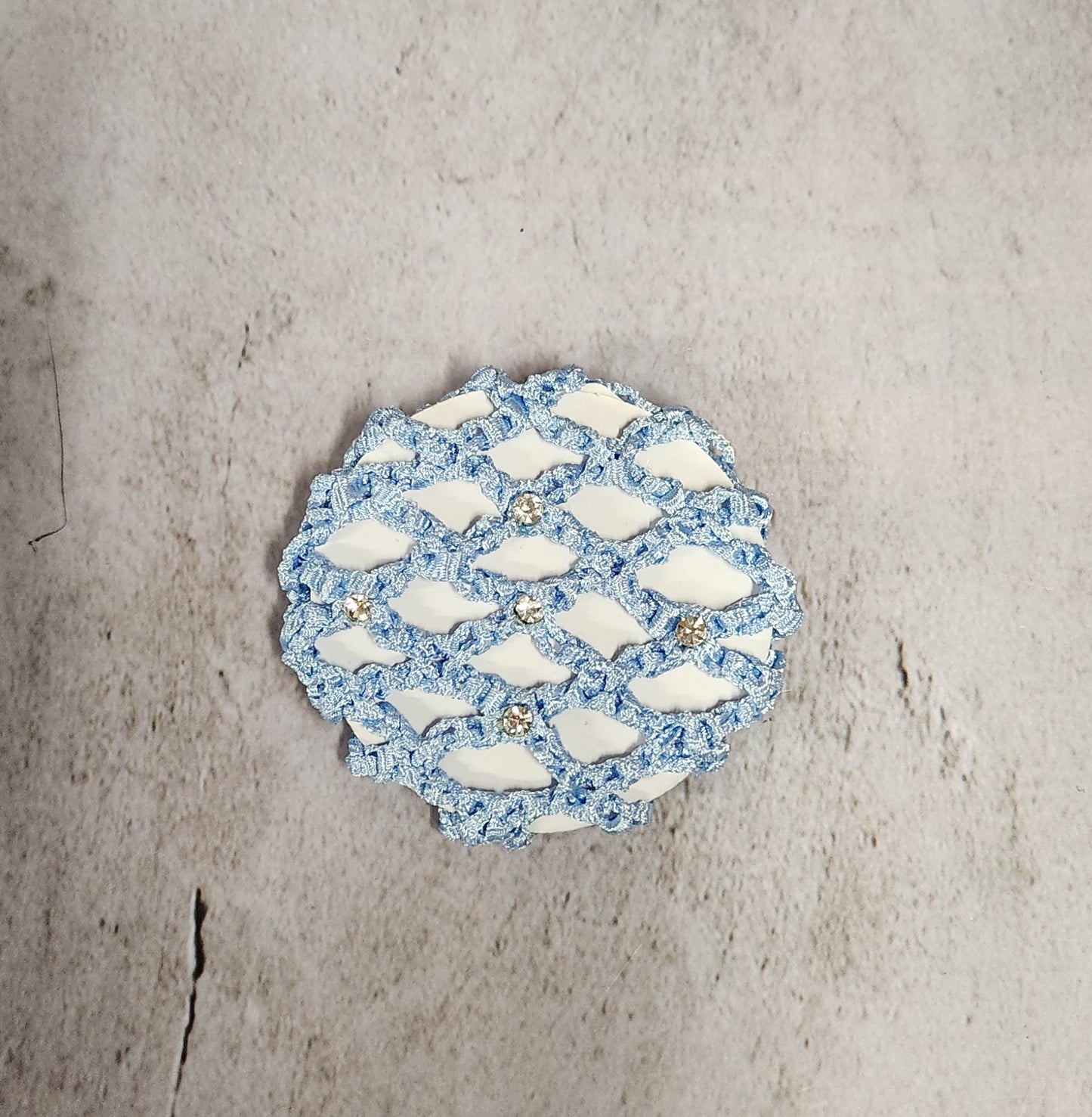 Bun Covers with Rhinestones