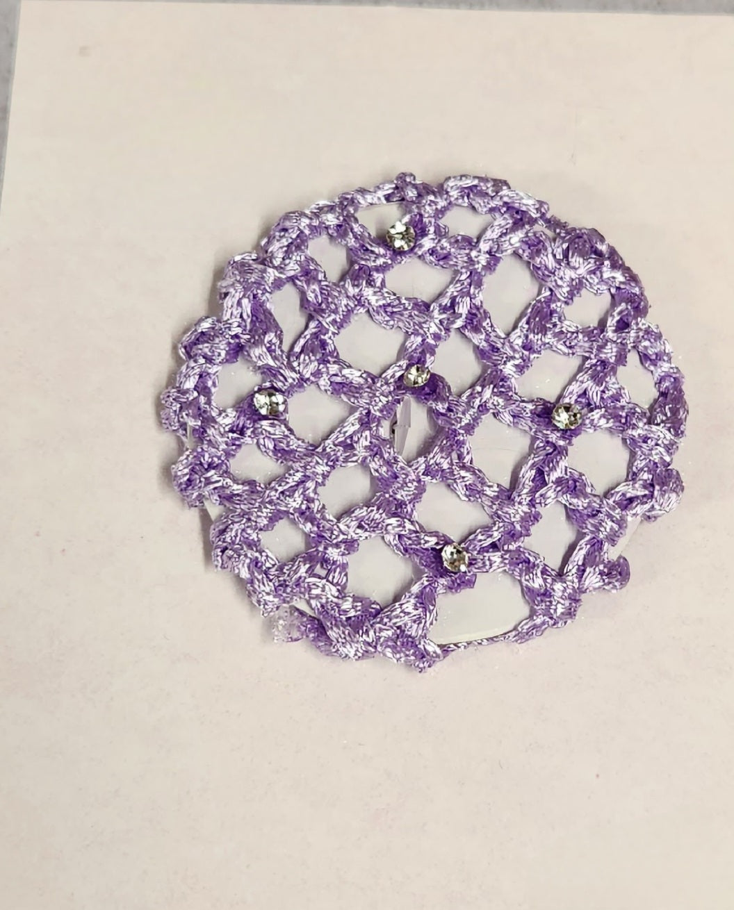Bun Covers with Rhinestones