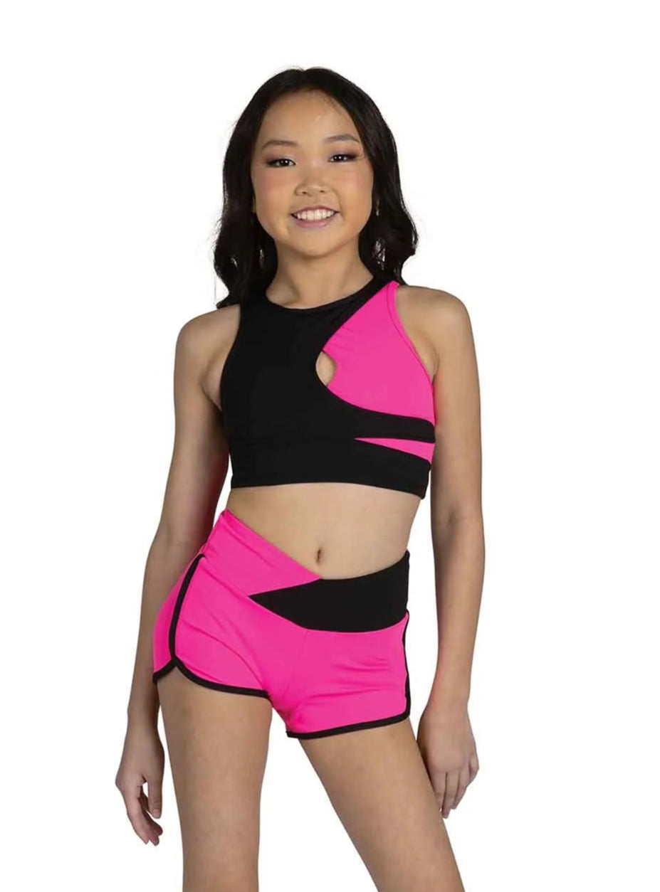 Lulu & Lily Two-Tone Short Set