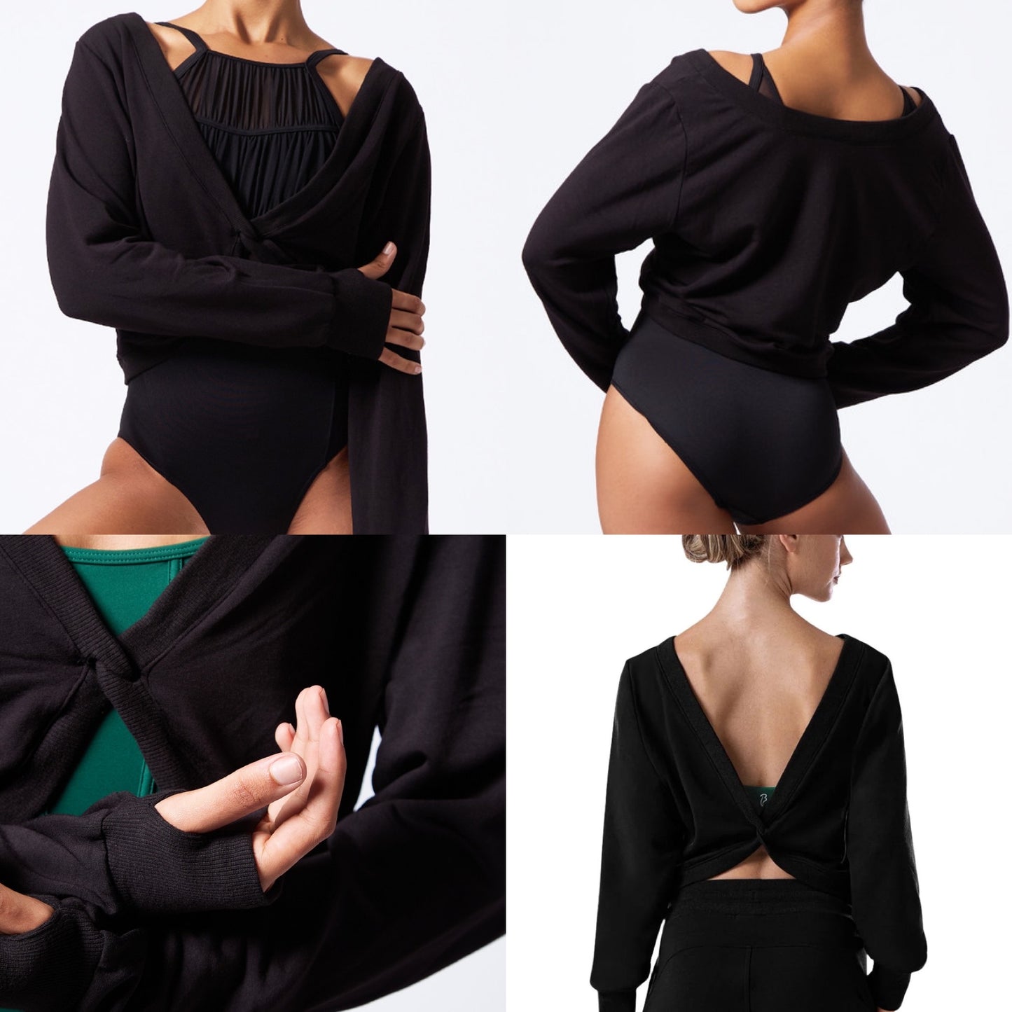 SA Reversible Twist Top Wrap Top Z4149