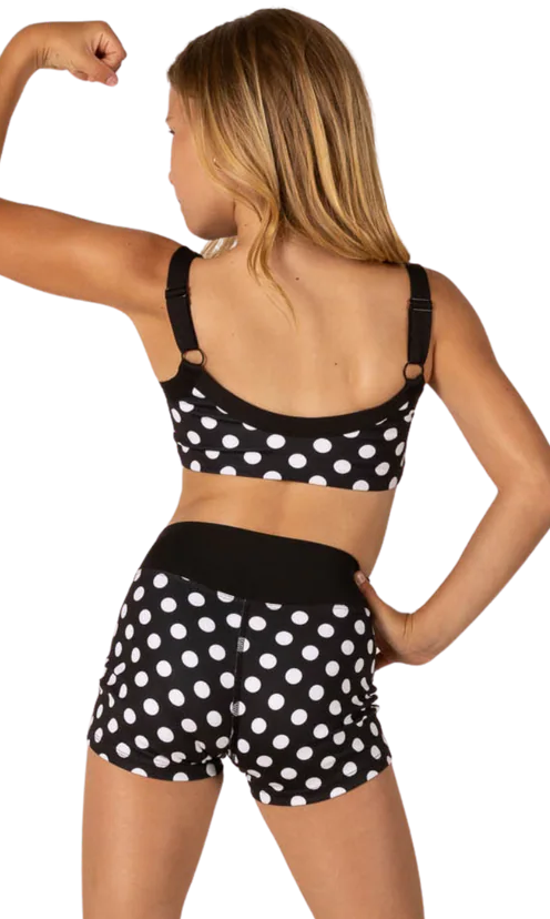PRE ORDER: Blk & Wht Polka Dot Separates