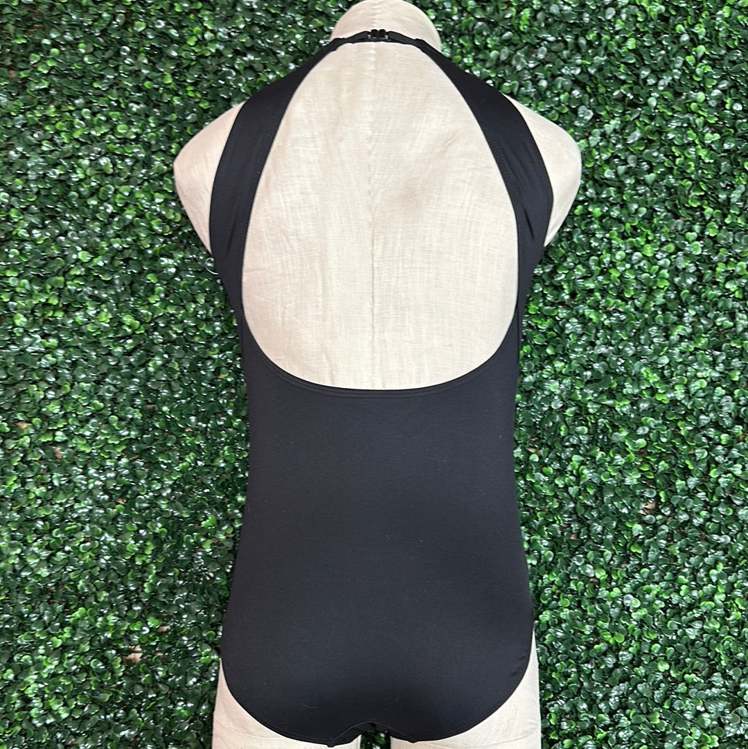 Lorelai Halter Style Black Leotard #23133