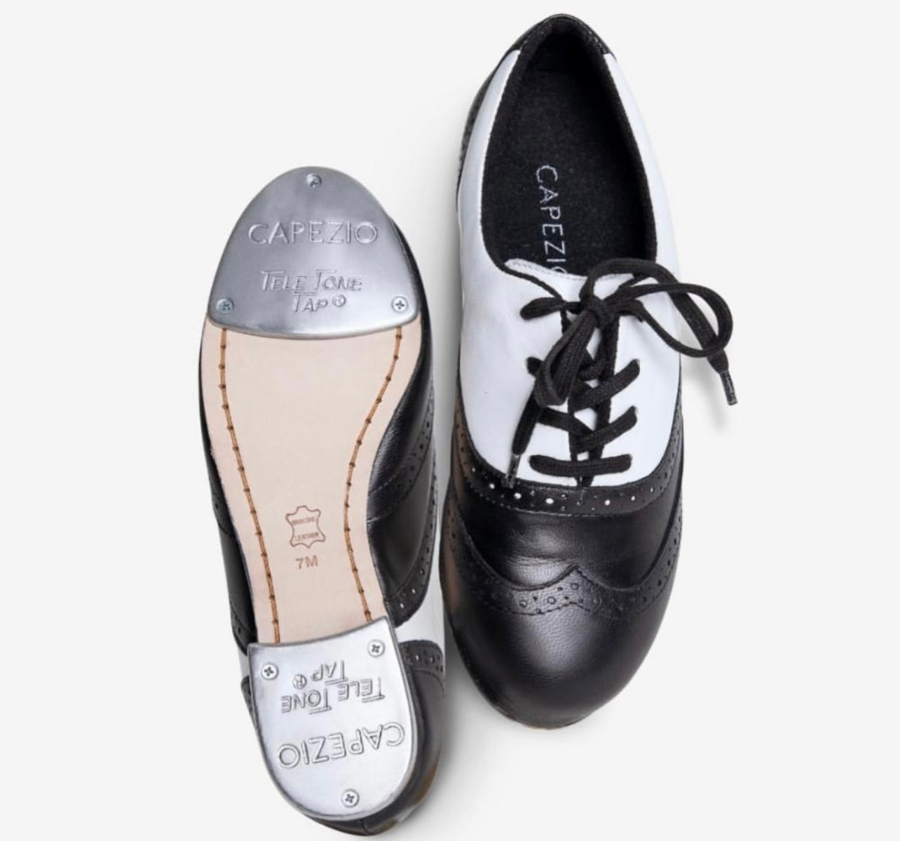 Black & White Roxy Tap Shoes