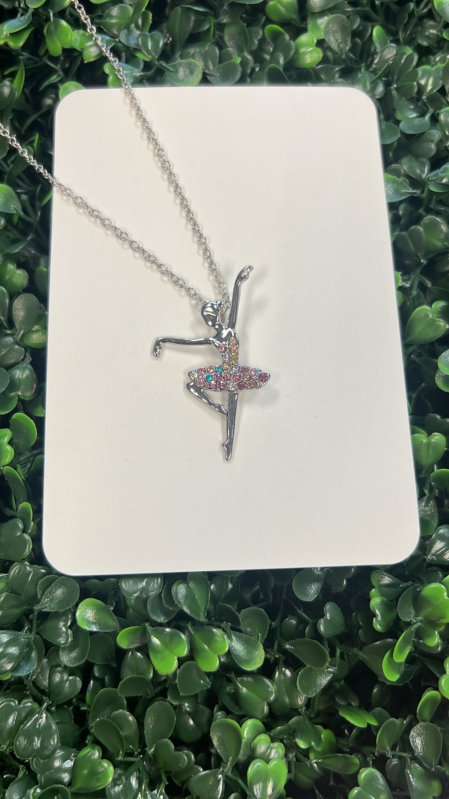 Ballerina Rhinestone Necklace
