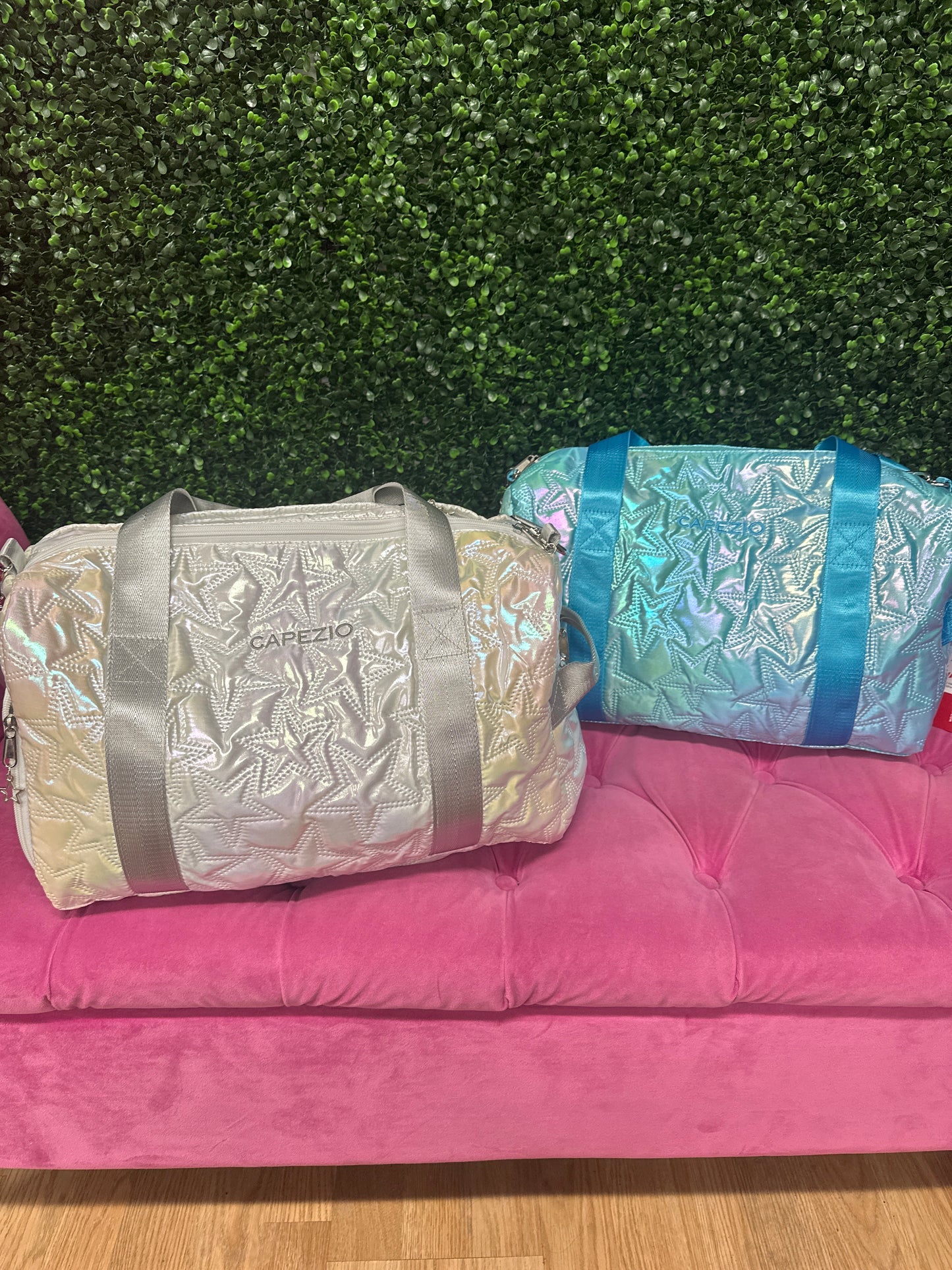 Metallic Star Duffle