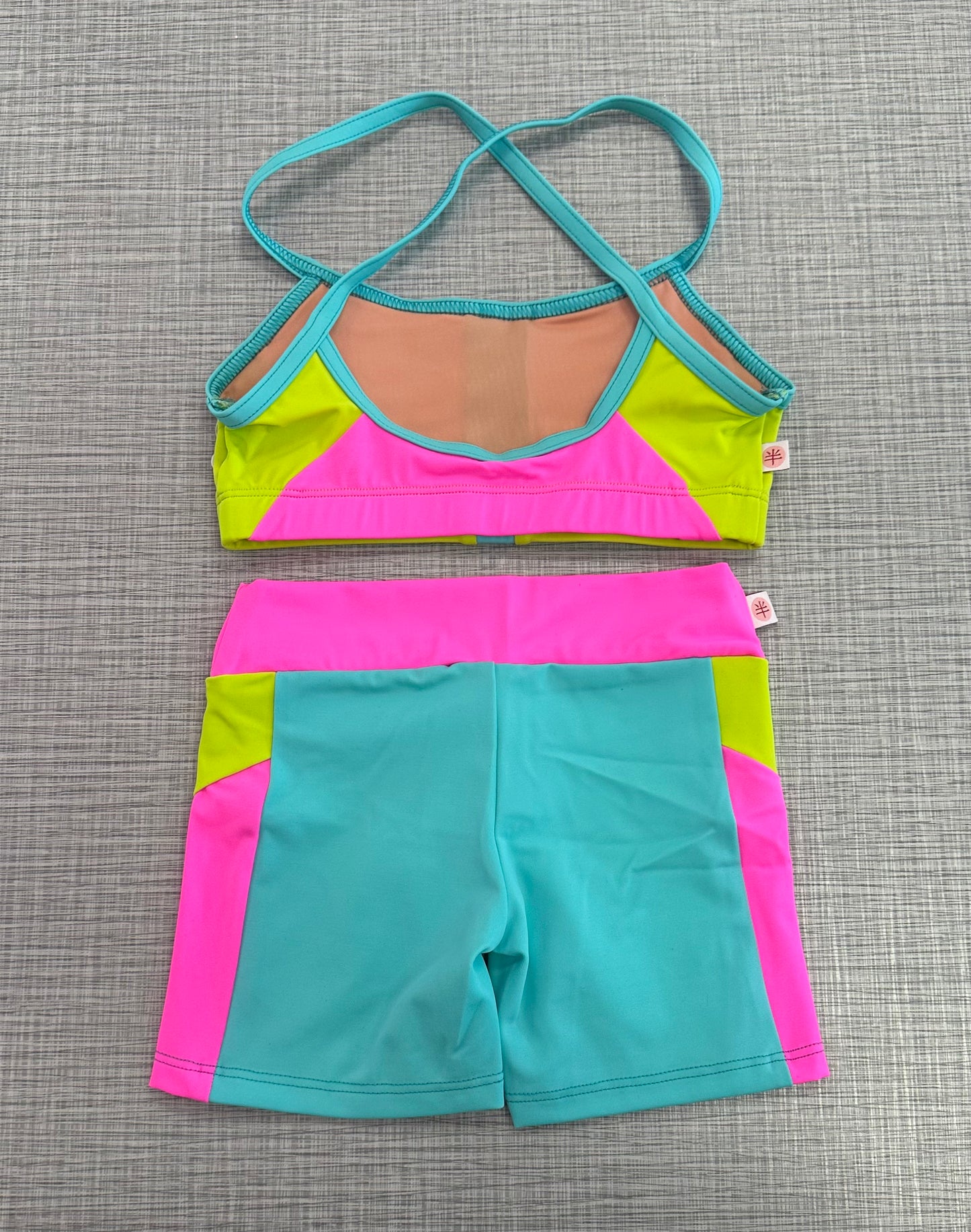 Demi Bra Top & Short Set