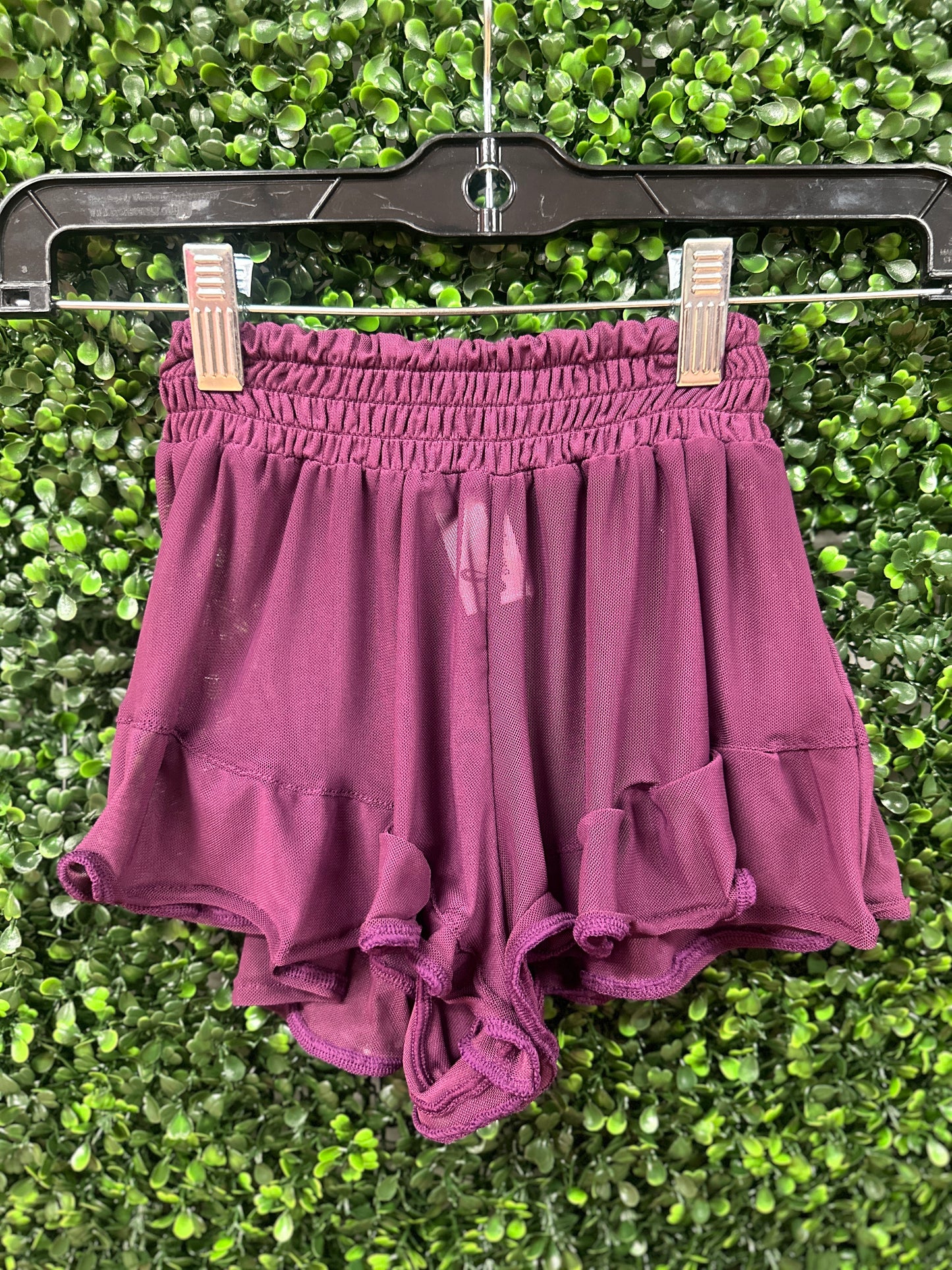 Ruffle Mesh Short #21412