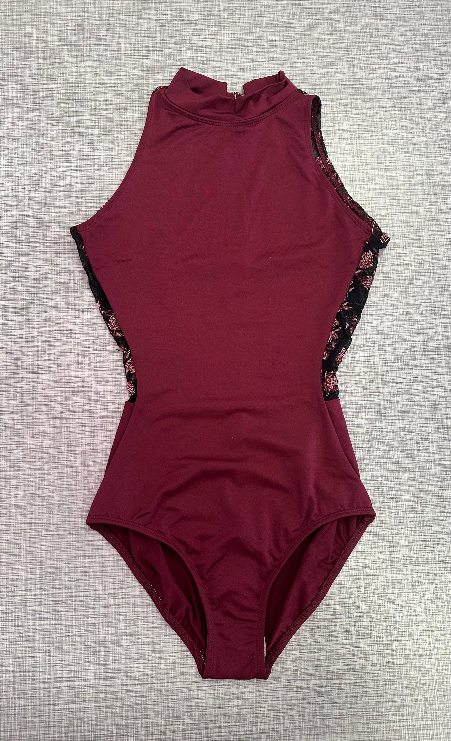 Embellish High Neck Leotard #12403