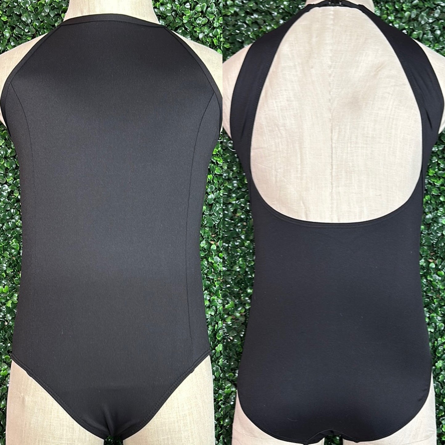 Lorelai Halter Style Black Leotard #23133
