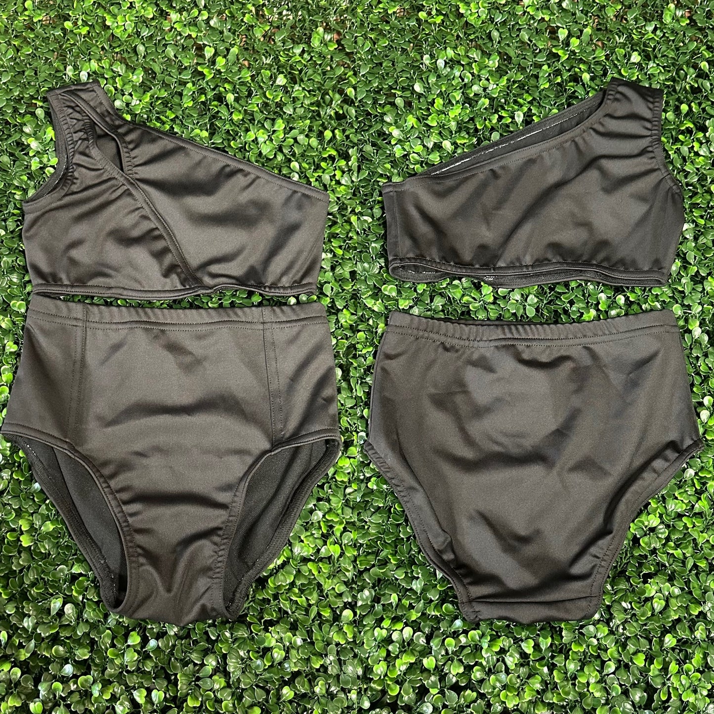 Black Cutout Top & Brief Set