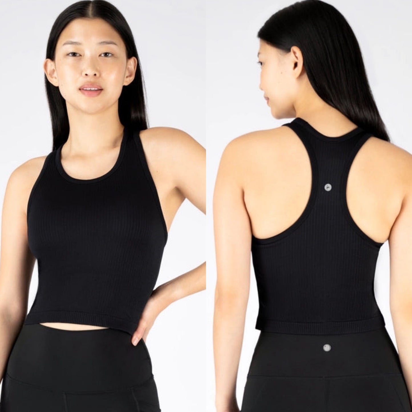 Ribbed Seamless Racer Tank