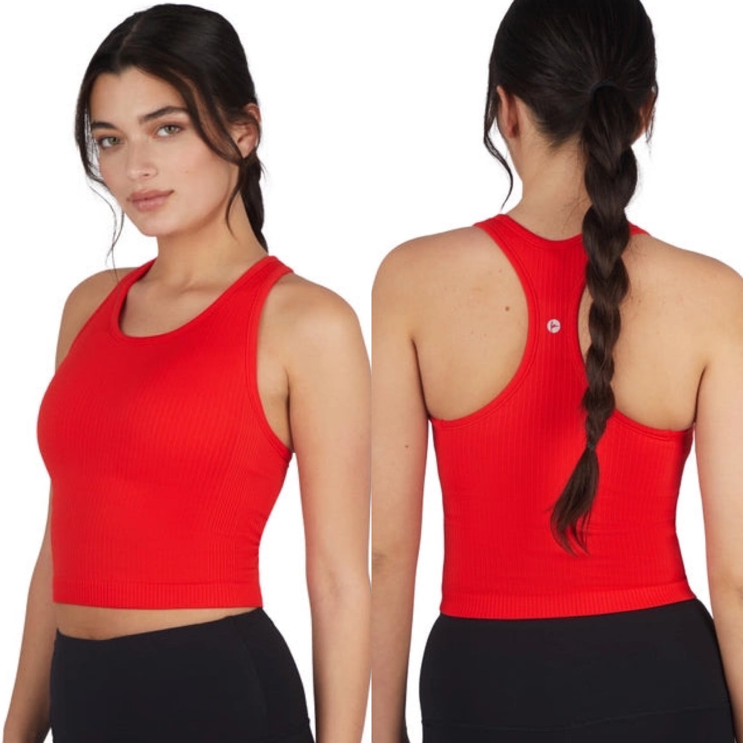 Ribbed Seamless Racer Tank