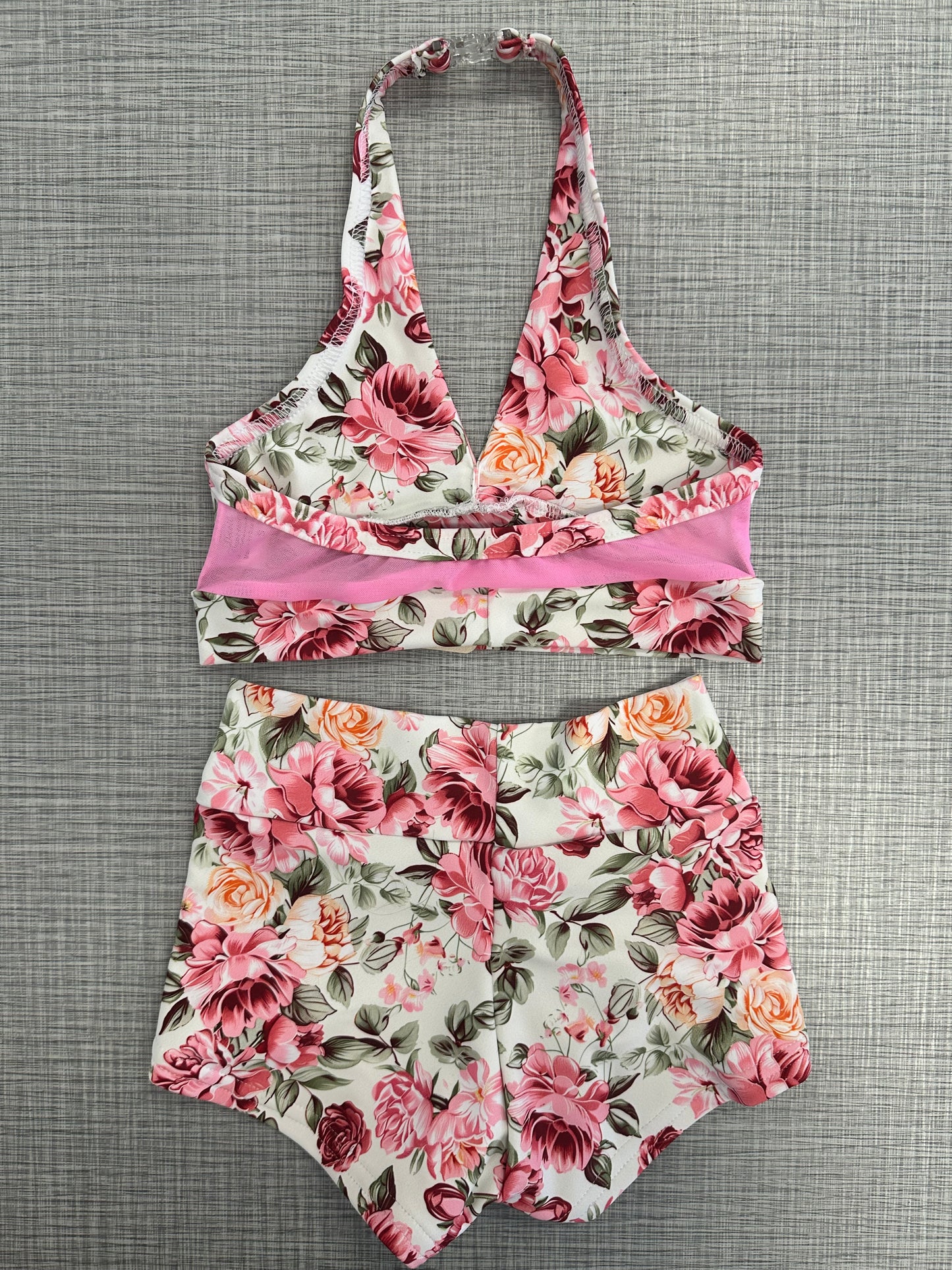 Rose Garden Halter Short Set