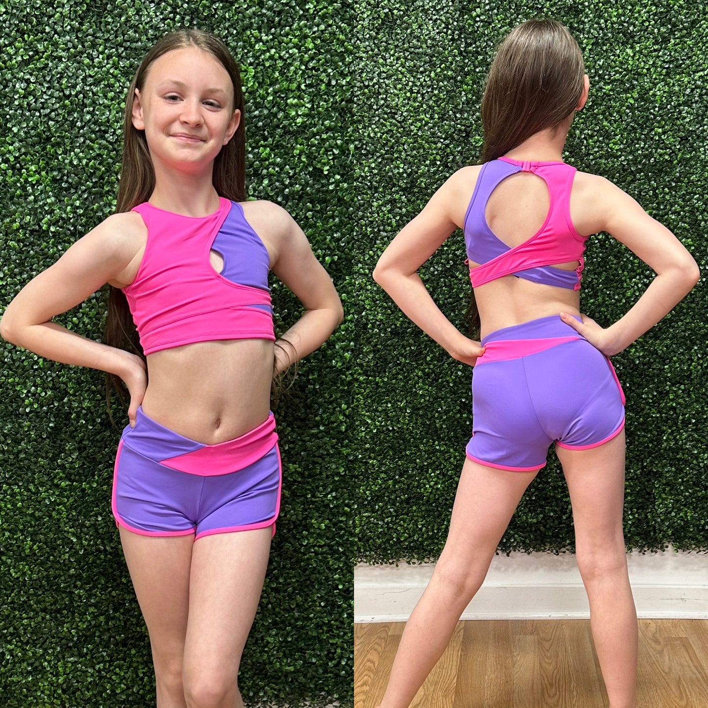 Lulu & Lily Two-Tone Short Set