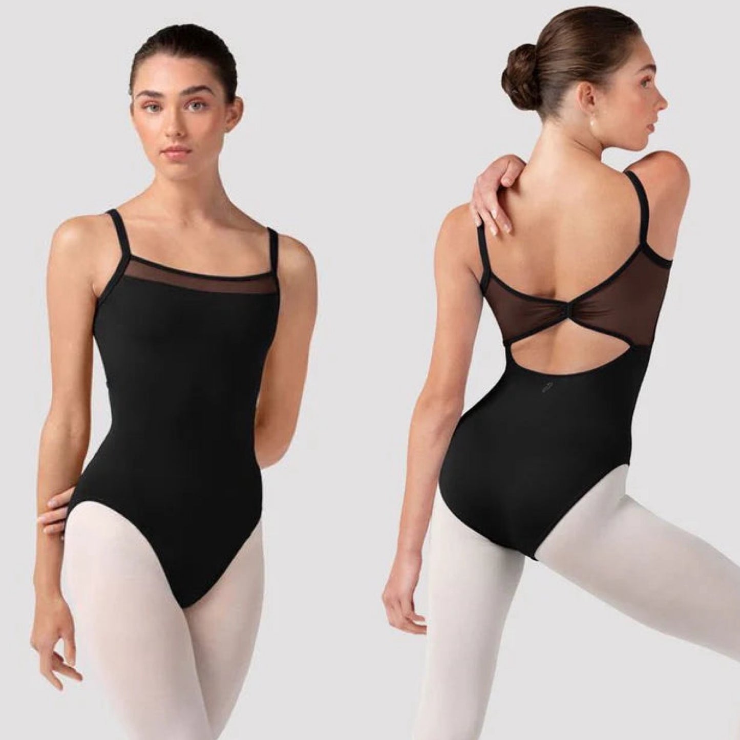 Lorelei Floral Mesh Camisole Leotard #70002