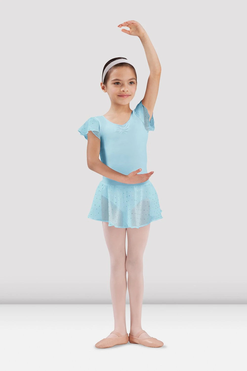 Bloch Flutter Sleeve Leotard CL #3732 and Sequin Skirt #CR5161 Separates