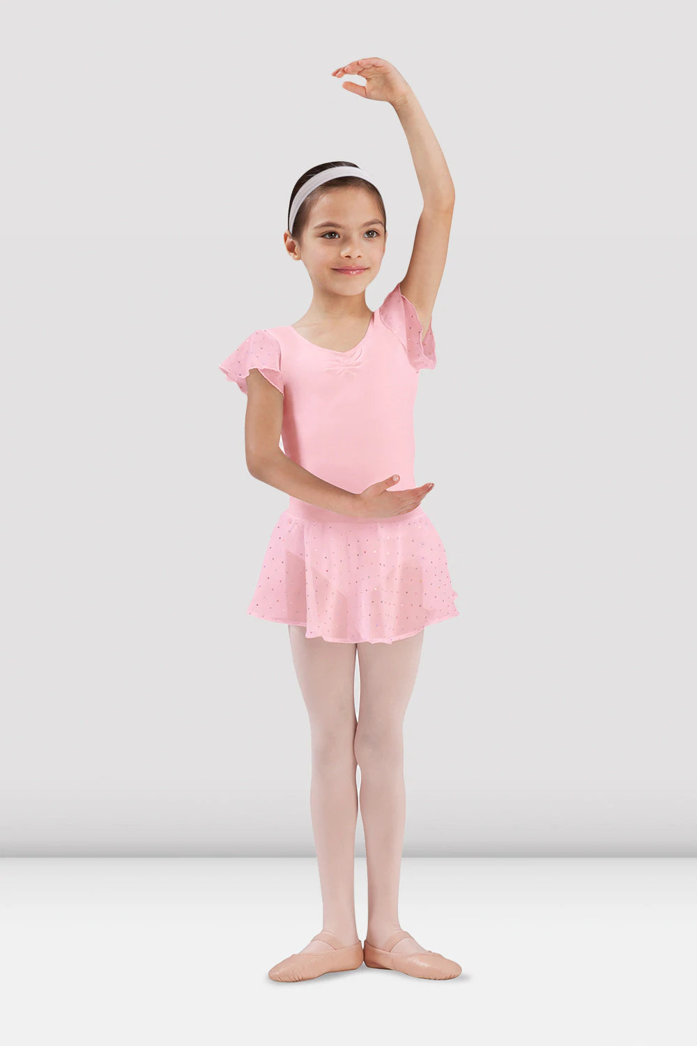 Bloch Flutter Sleeve Leotard CL #3732 and Sequin Skirt #CR5161 Separates
