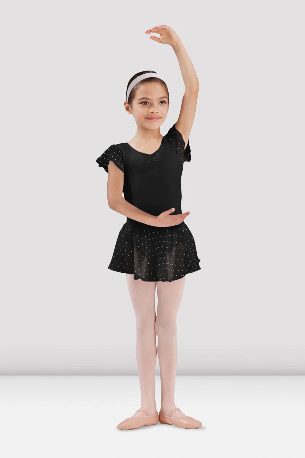 Bloch Flutter Sleeve Leotard CL #3732 and Sequin Skirt #CR5161 Separates