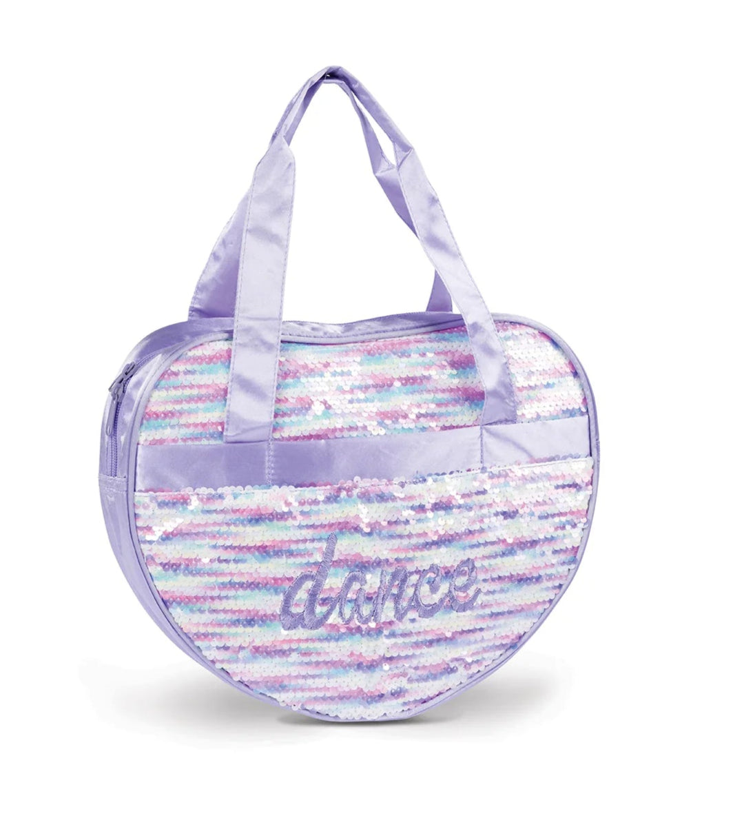 Sequin Heart Bag