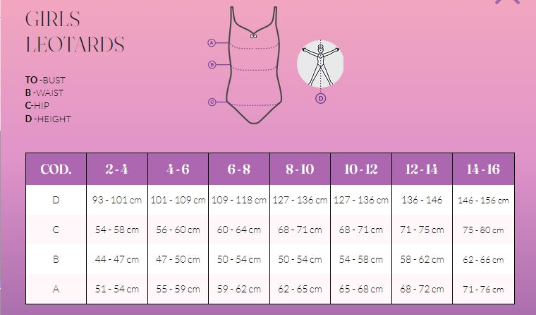 Slanted Back Leotard #DL009