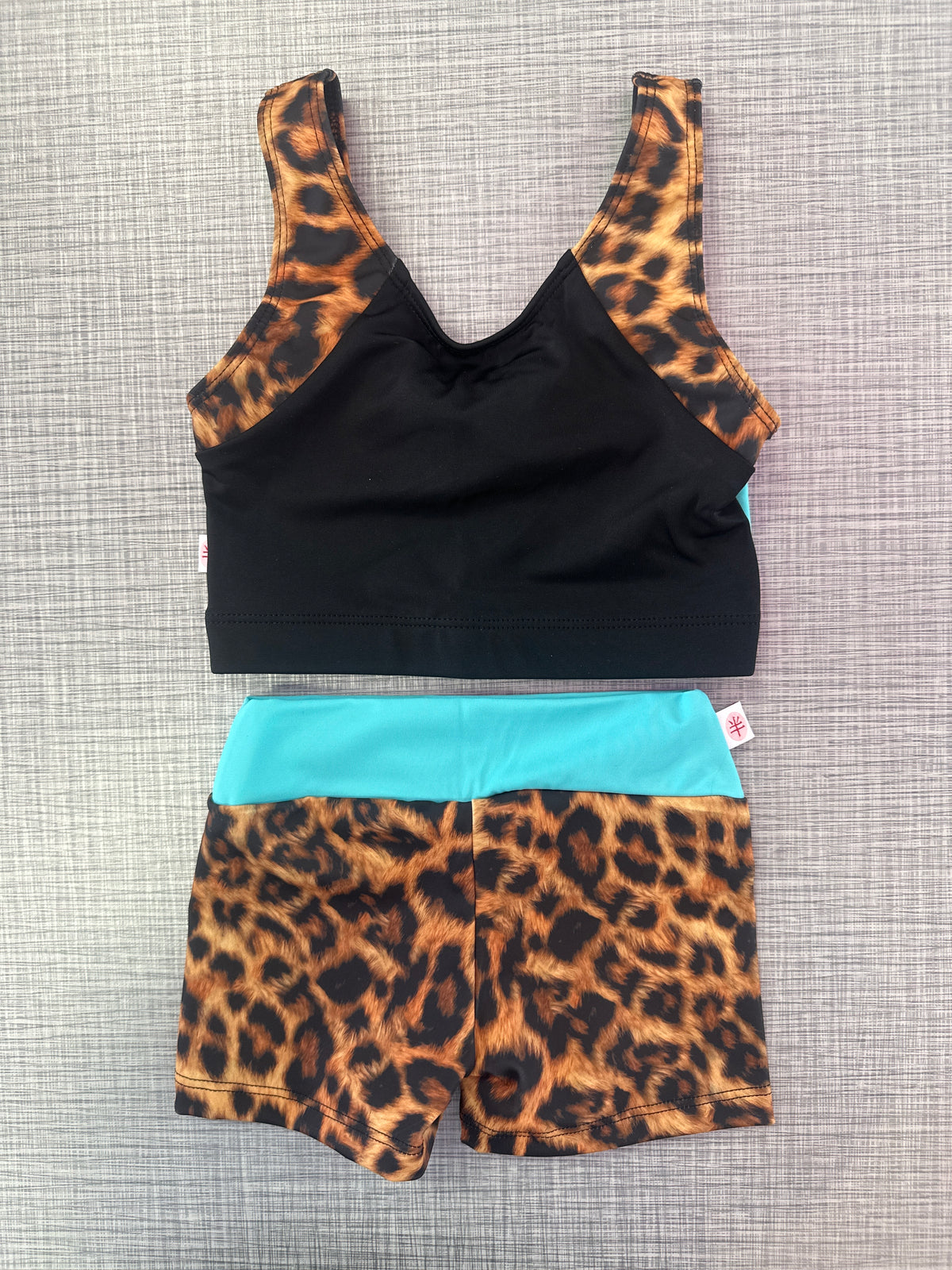 Demi Cheetah Tank & Short Set