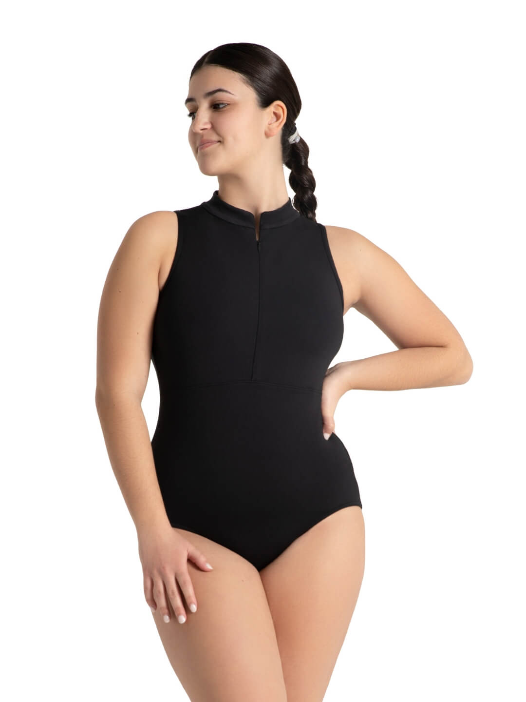 Adult Spot On Zip Front Leotard #12002