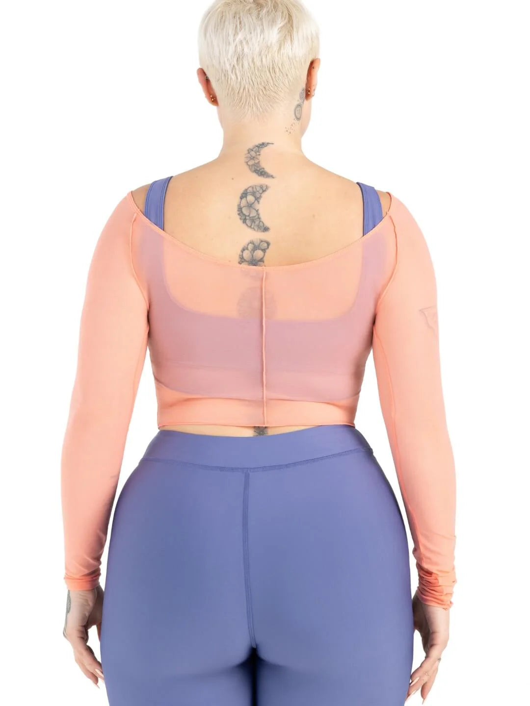 Dusk Long-Sleeve Mesh Top #12247