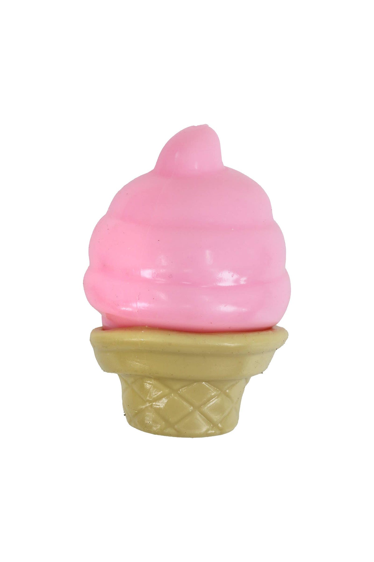 Ice Cream Cone Crunchy Bead Slime Filled TPR Squishy