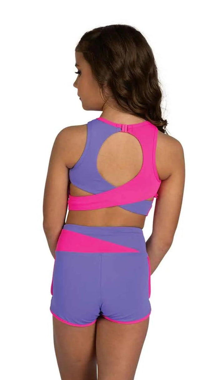 Lulu & Lily Two-Tone Short Set