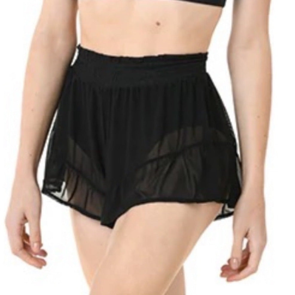 Ruffle Mesh Short #21412