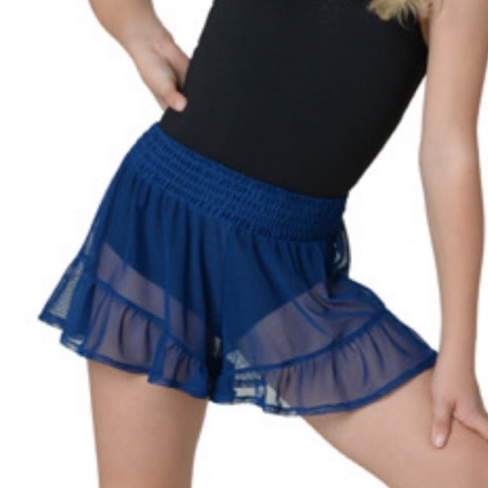 Ruffle Mesh Short #21412