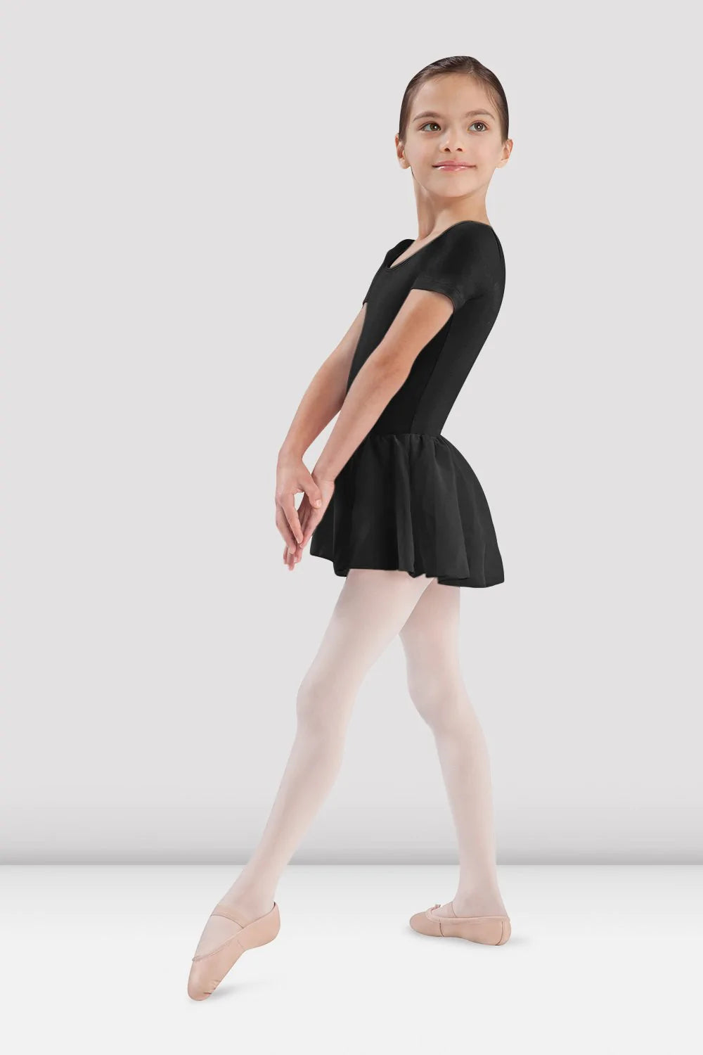 Short Sleeve Skirted Leotard #CL5342