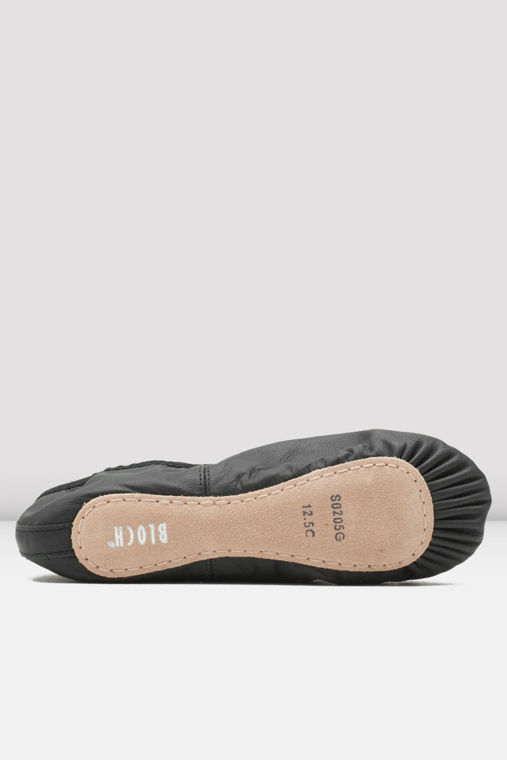 Bloch "Dansoft" Leather Full Sole Black Ballet Shoes
