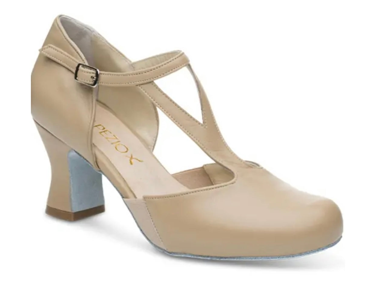 Italian Handcrafted Y-Strap 2.5” Charlotte Character Shoe #829