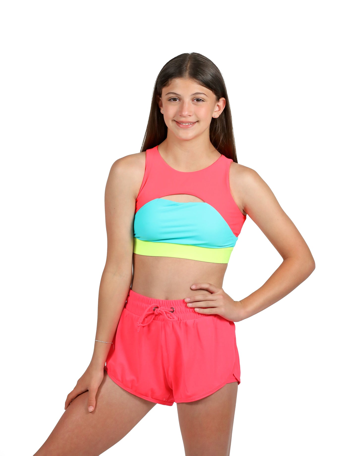 Fame Shorts (Matching Olivia, Criss Cross & Color Block Tops Sold Separately)