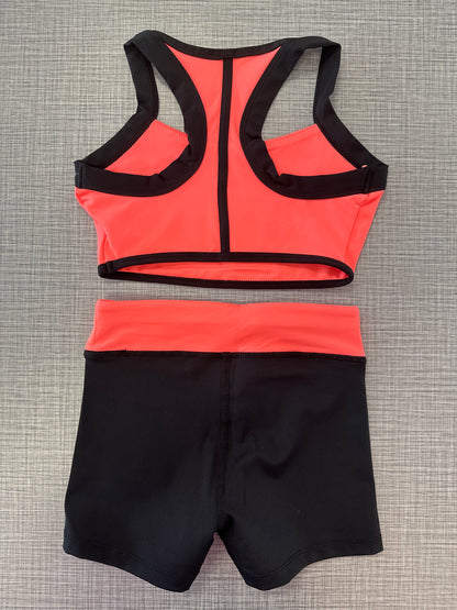 Halter 2-Tone Short Set