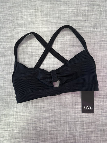Five the Label Rib Bow Top