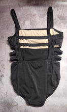 Load image into Gallery viewer, Body Wrappers Black Cutout Leotard #P1132
