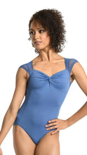 Load image into Gallery viewer, Leila Cap Sleeve Twist Leotard #23109
