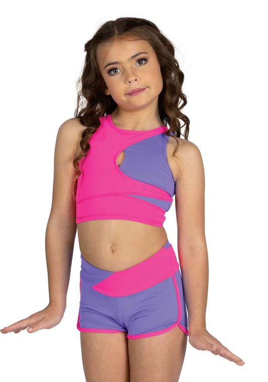 Lulu & Lily Two-Tone Short Set