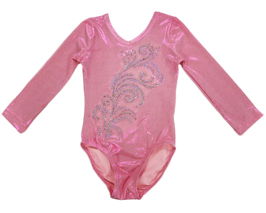 Long Sleeve Rhinestone Leotard