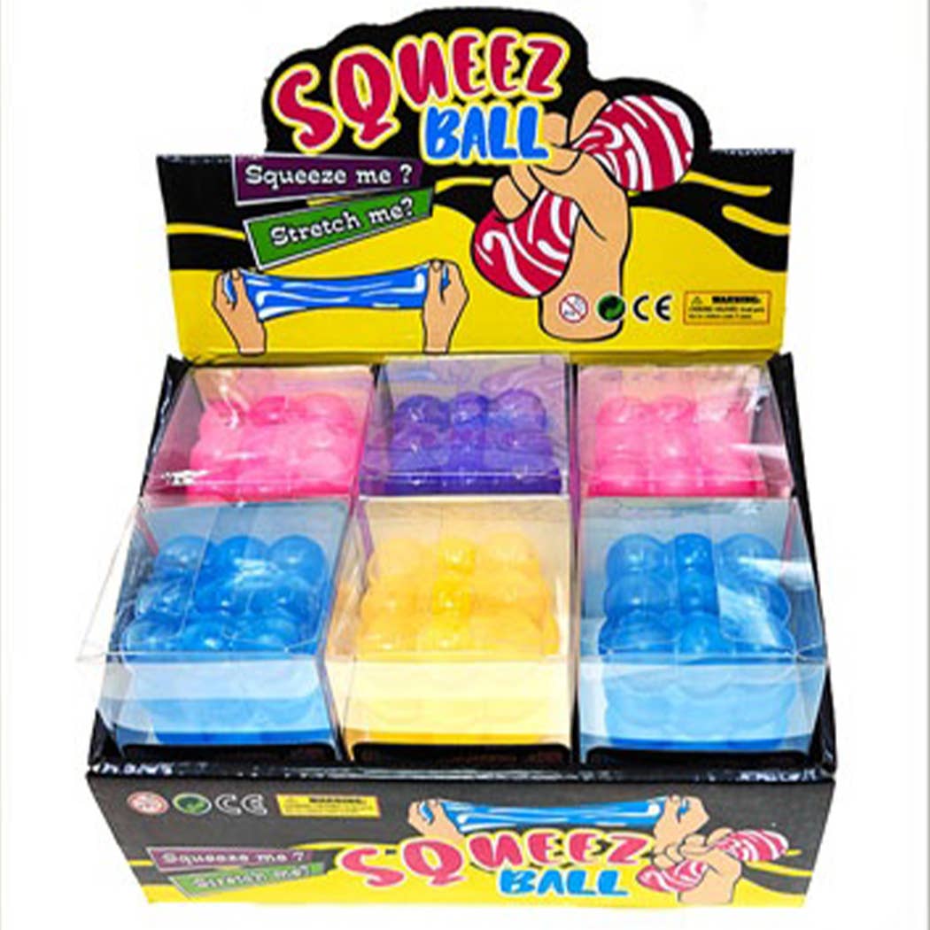 Embossed Cube Shaped Maltose Squishy Toy
