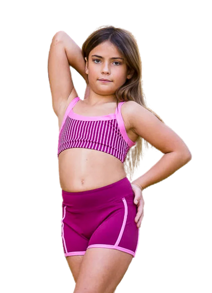 XO Pinstripe Short Set