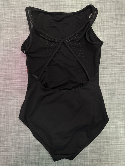 Celestia Boat Neck Printed Leotard #50009