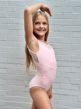 Load image into Gallery viewer, Mesh Overlay Tank Scoop Back Leotard #CL0535
