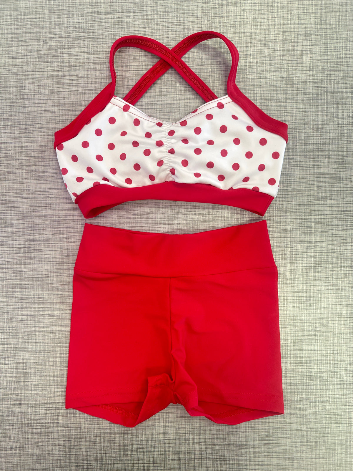 Polka Dot Solid Short Set