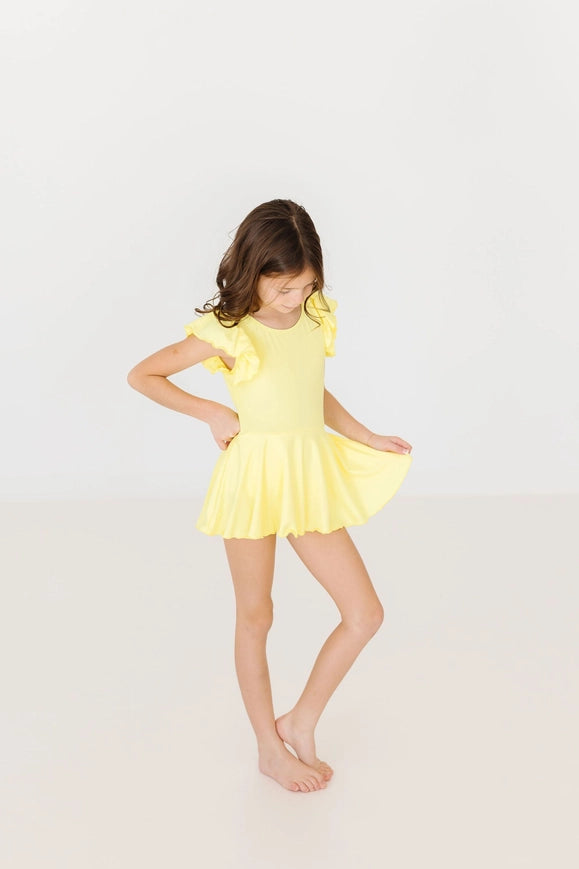 Flutter Sleeve Twirl Leotard